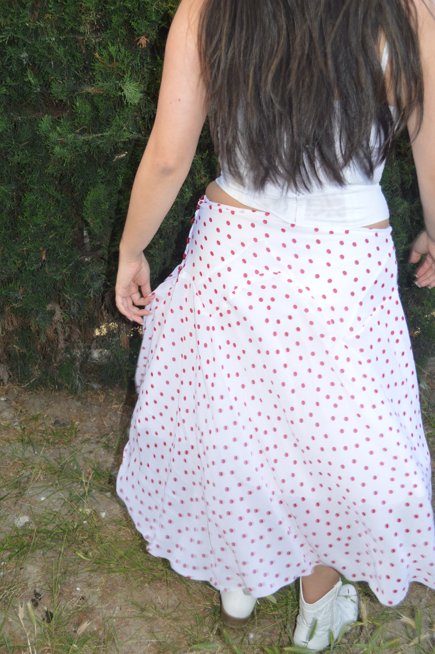 Cherry Lou Midi Skirt 🍒