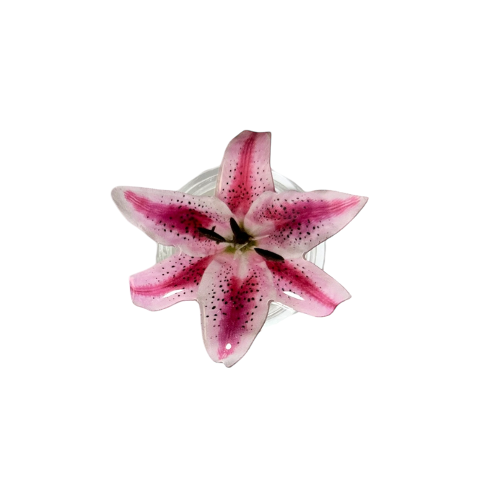 Pink Stargazer Lily Phone Grip