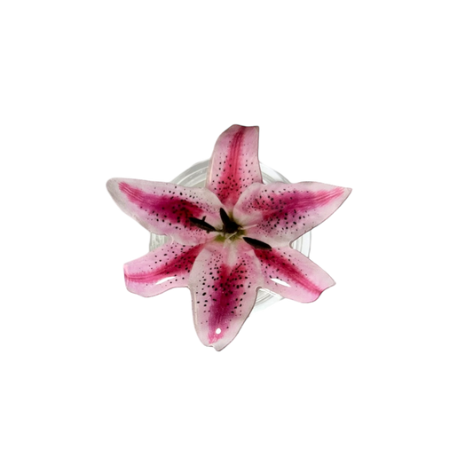 Pink Stargazer Lily Phone Grip