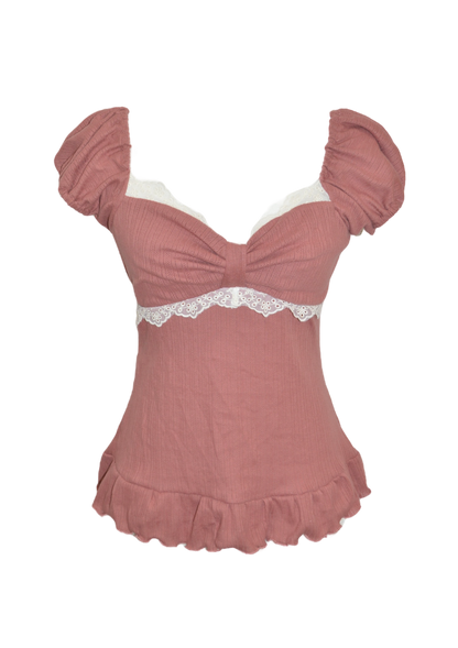 Elena Pointelle Blouse