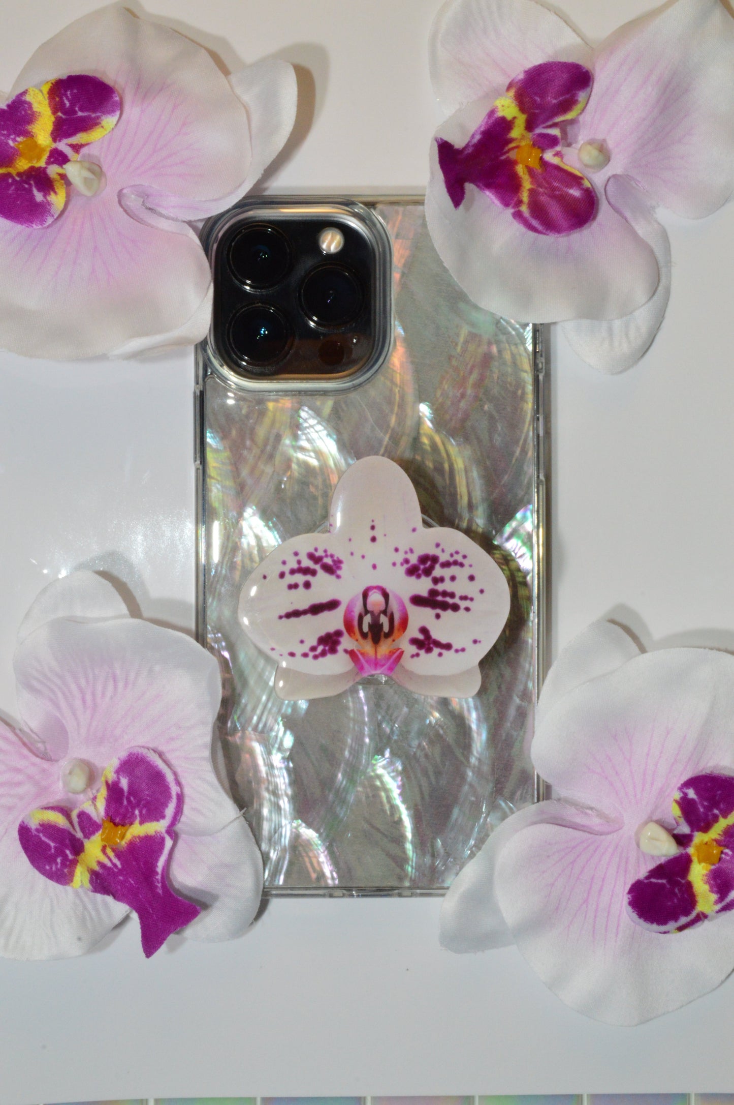 Phalaenopsis Orchid Phone Grip ❀