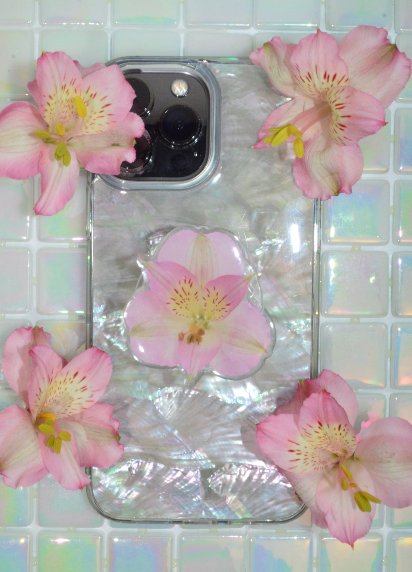 Alstroemeria Duvay Phone Grip