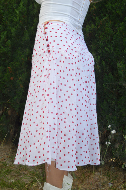 Cherry Lou Midi Skirt 🍒