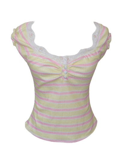 Lemon Meringue Top 🍋🌸